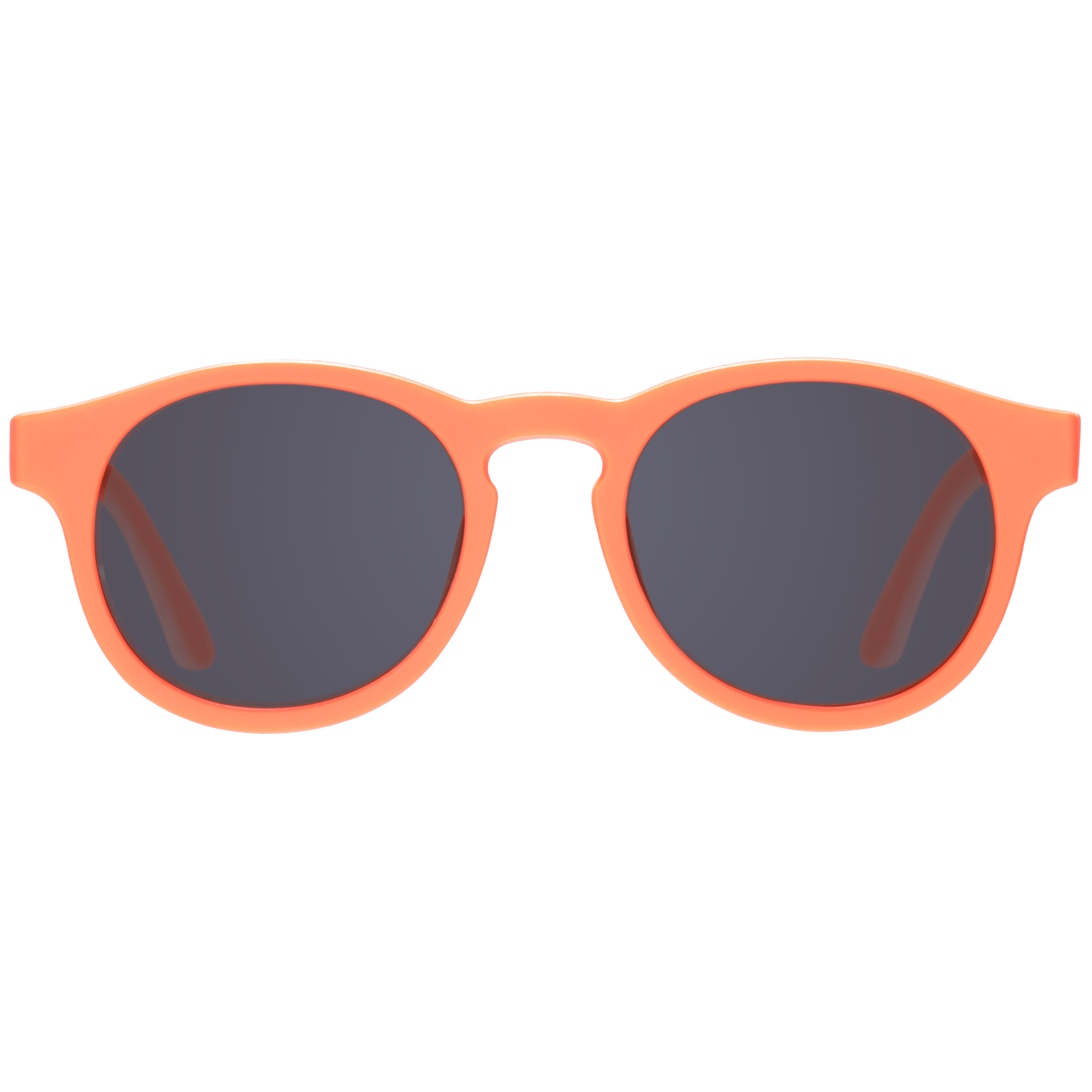 Vivid Neon Orange Keyhole Sunglasses on Peggable Hangtag