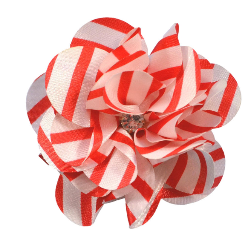 Ruby Satin Flower Hair Clip- Assorted