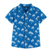 Boys Toddler Matching Blue Palm Terry Set