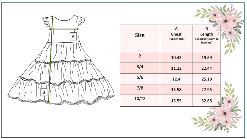 Girls Pink & Beige Retro Floral Swiss Dot Spring Twirl Dress