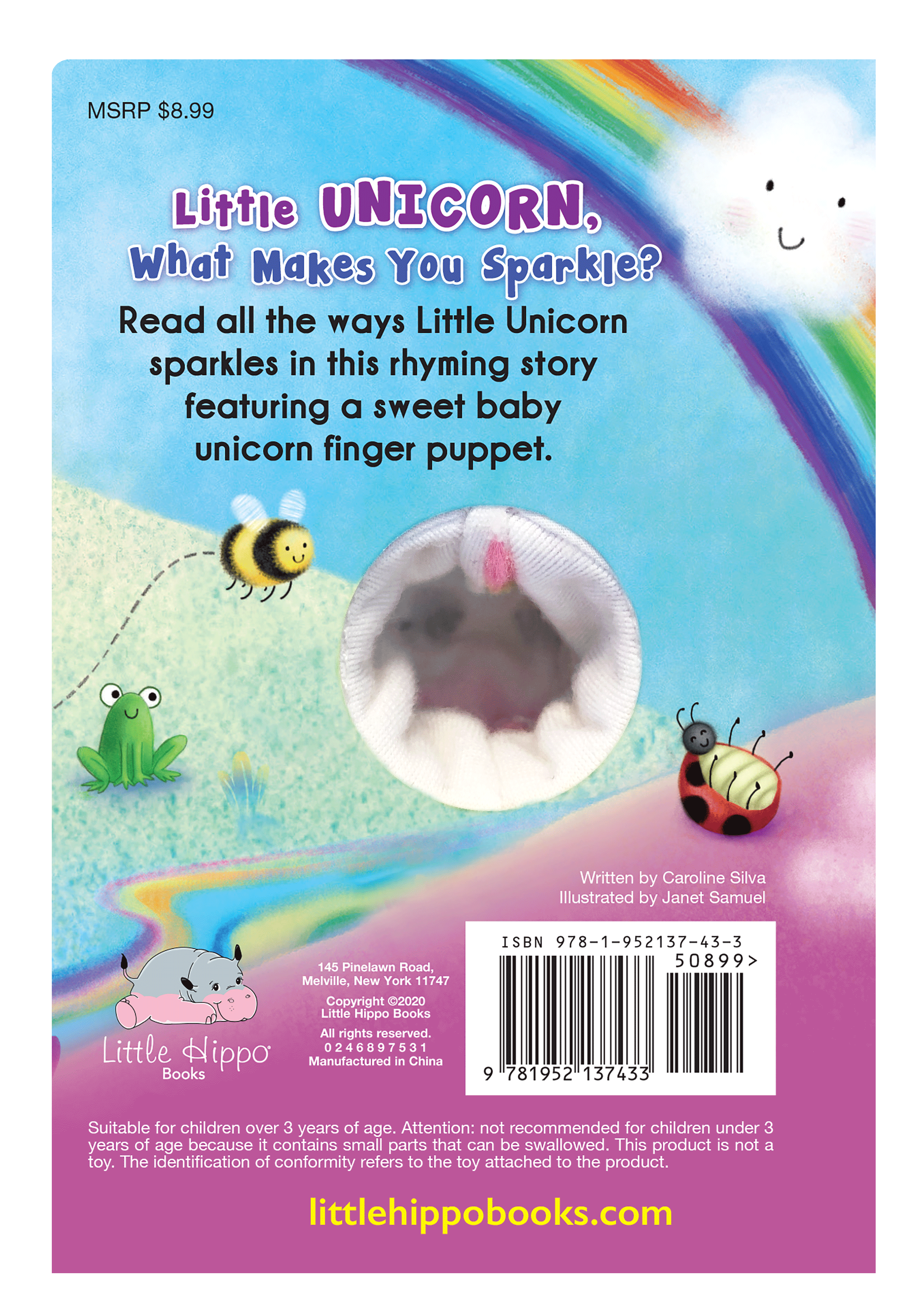 Little Unicorn Finger Puppet Book