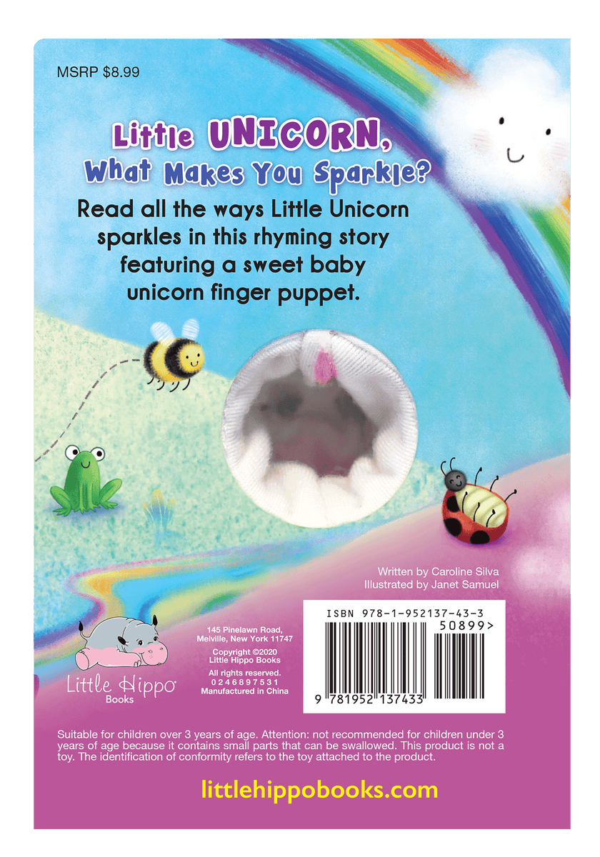 Little Unicorn Finger Puppet Book