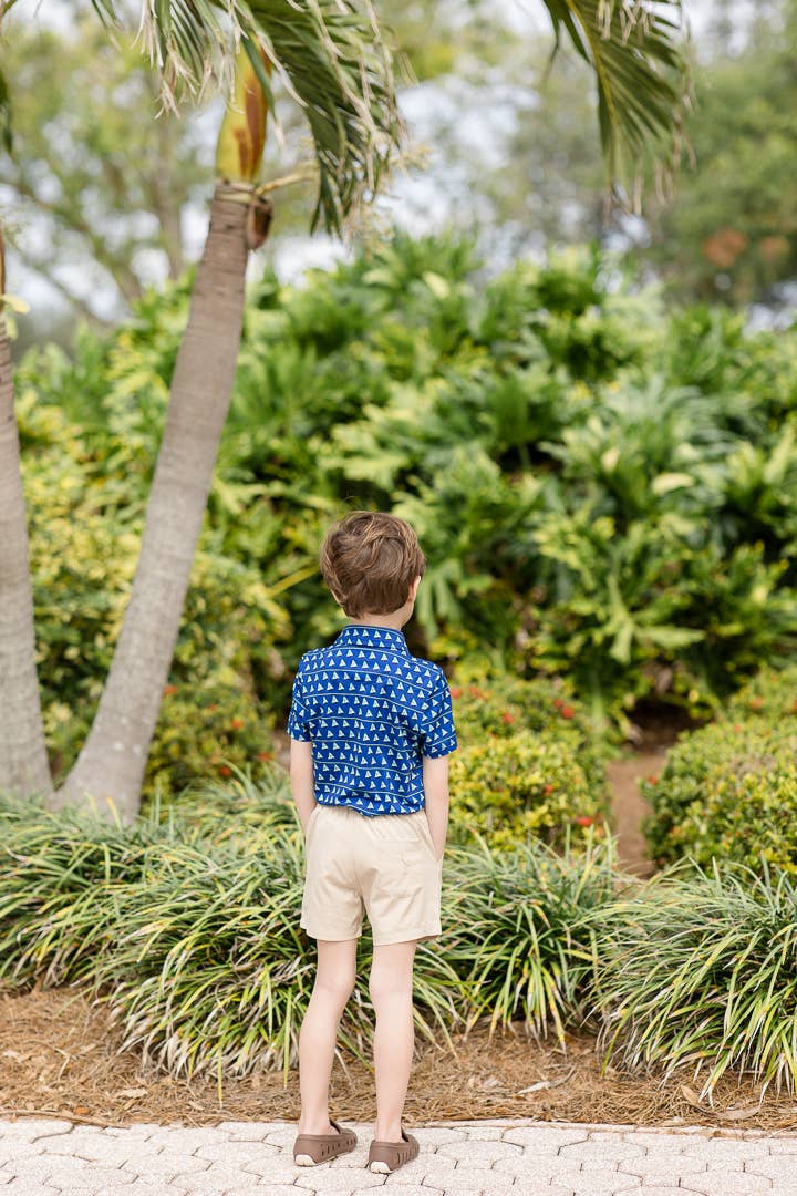 Boys Performance Shorts | Classic Khaki