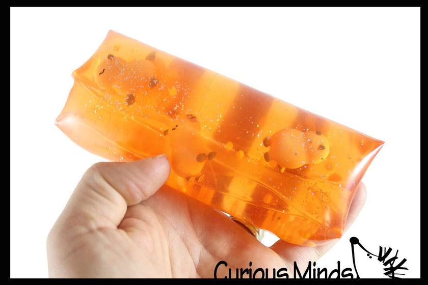 Jumbo Capybara Animal Water Filled Tube Snake Stress Toy -