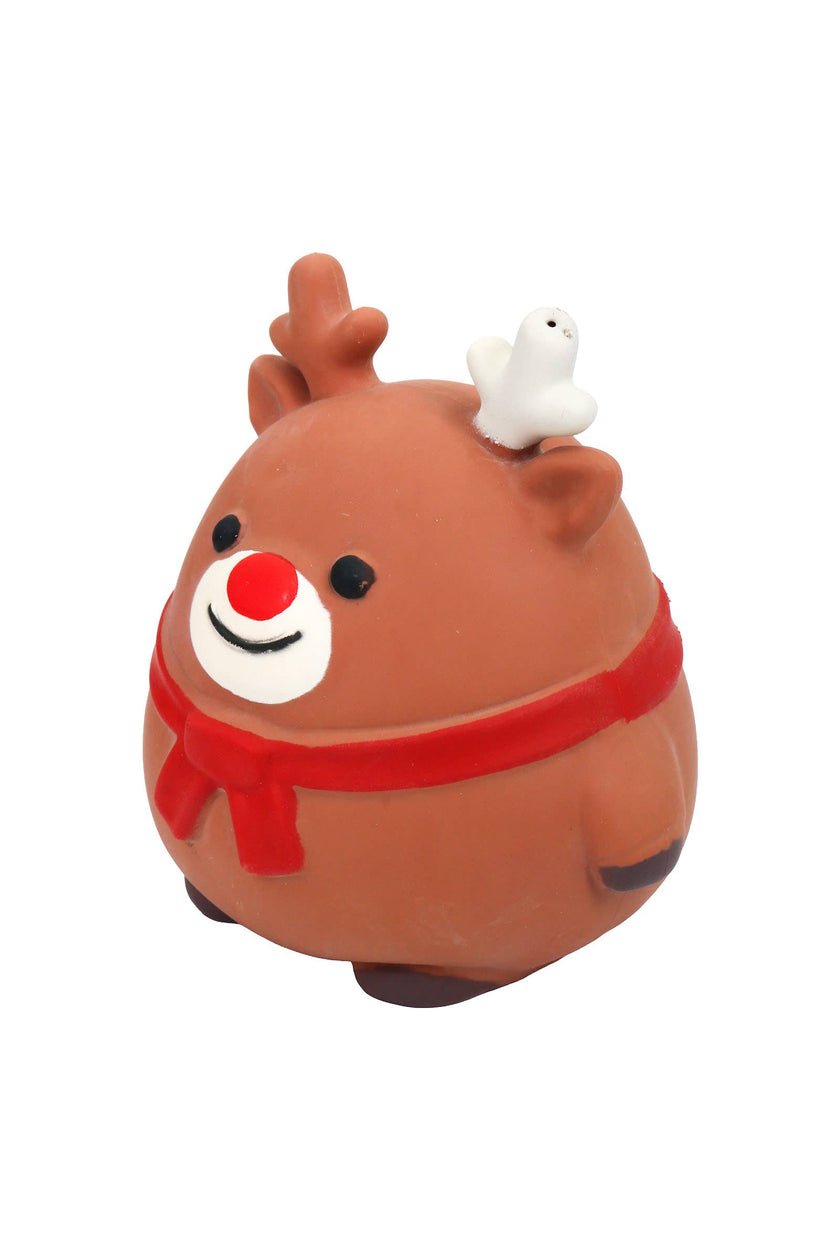 JUMBO 6 Inch Christmas Reindeer Fluffy Slime Filled Squishy Toy