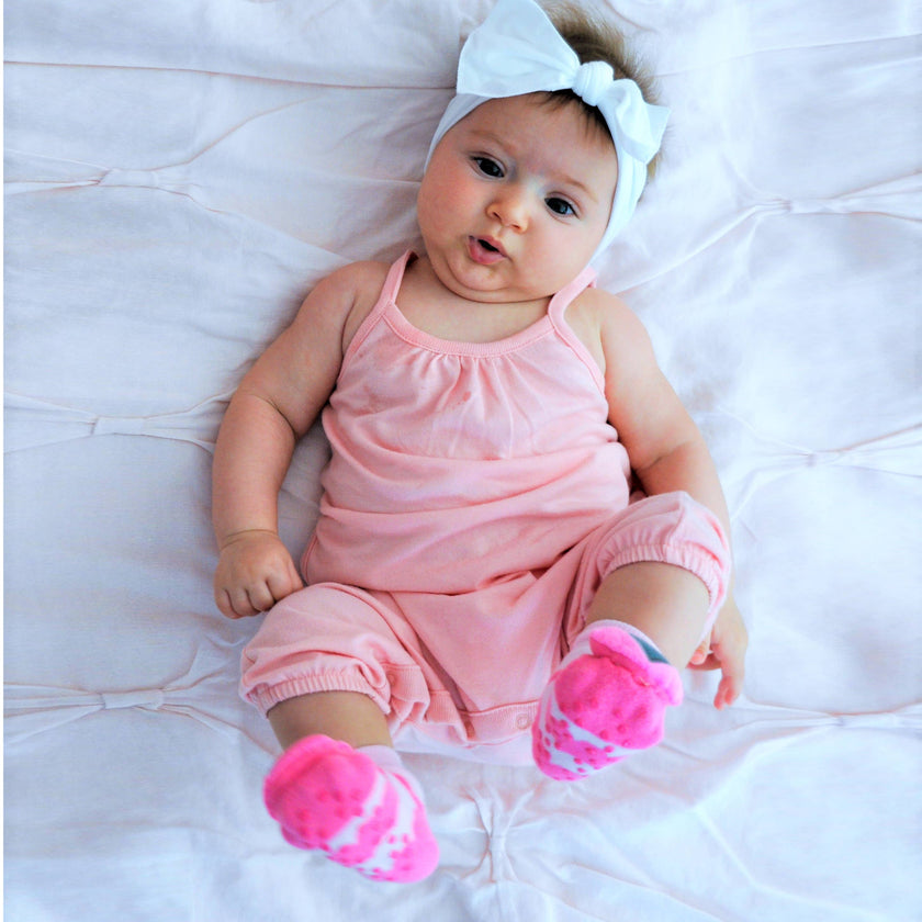 Pink Flamingo Rattle Socks