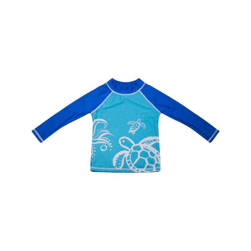 Kids UPF50+ Graphic Rash Guard Swim Top for Boys