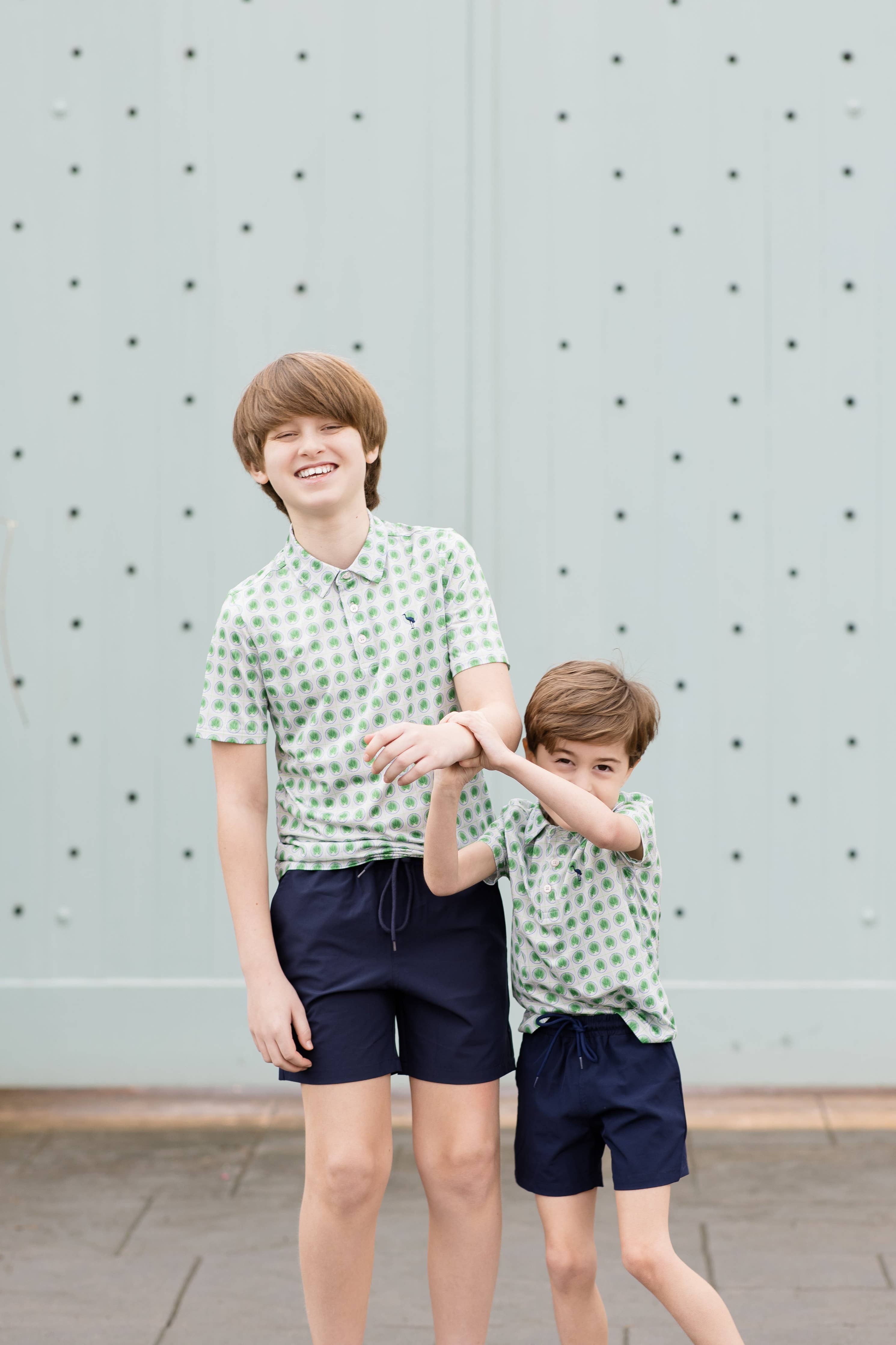 Boys Performance Polo | Palm Paradise