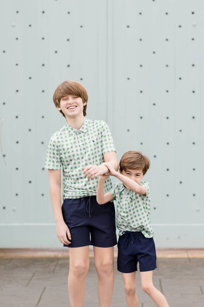Boys Performance Polo | Palm Paradise
