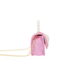 Glitter Pearl Handle Bow Handbag