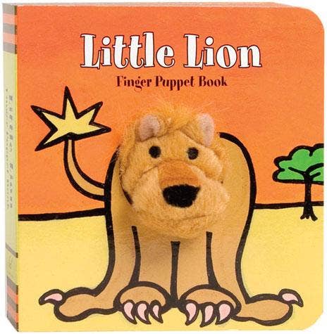 Finger Puppet Board Book- Little Lion