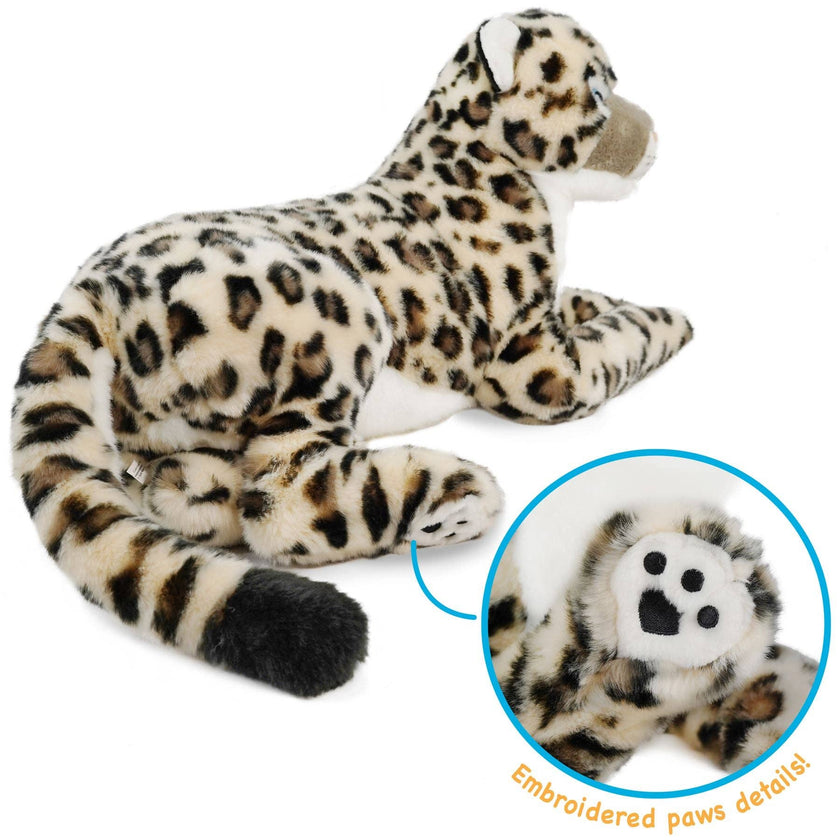 Sienna the Snow Leopard | 30 Inch Stuffed Animal Plush