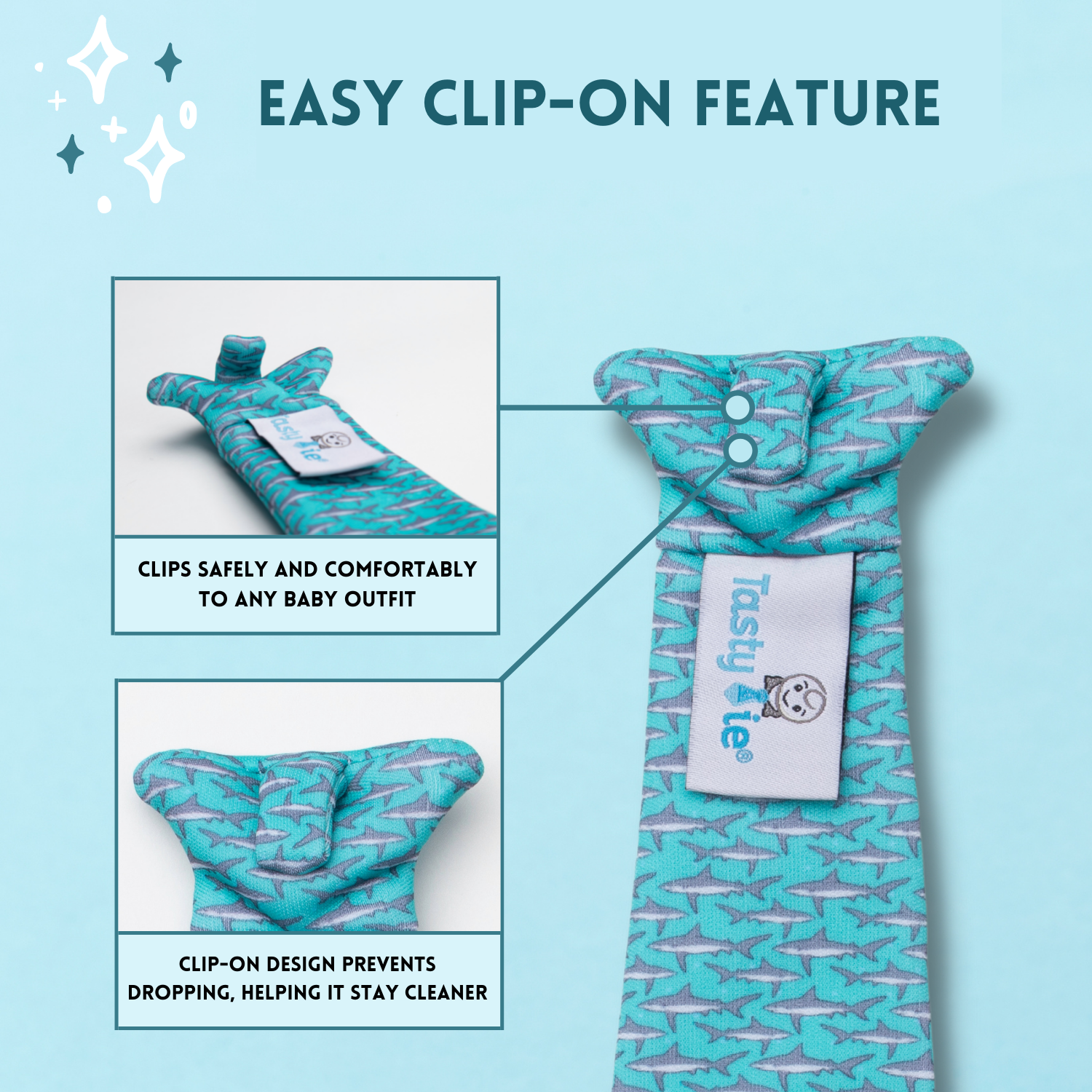 Polkadot Tasty Tie Teether, Crinkle Toy