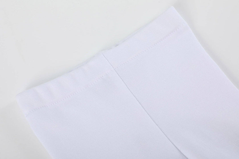 White and Pink Girls Dress Undershorts