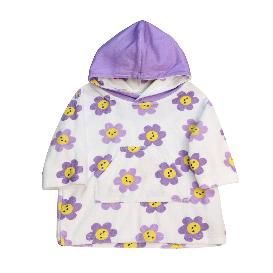 UPF50+ Baby Terry Swim Coverup - Daisy