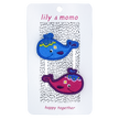 Wonderful Whales Kids  Hair Clips- Ocean Blue and Pink
