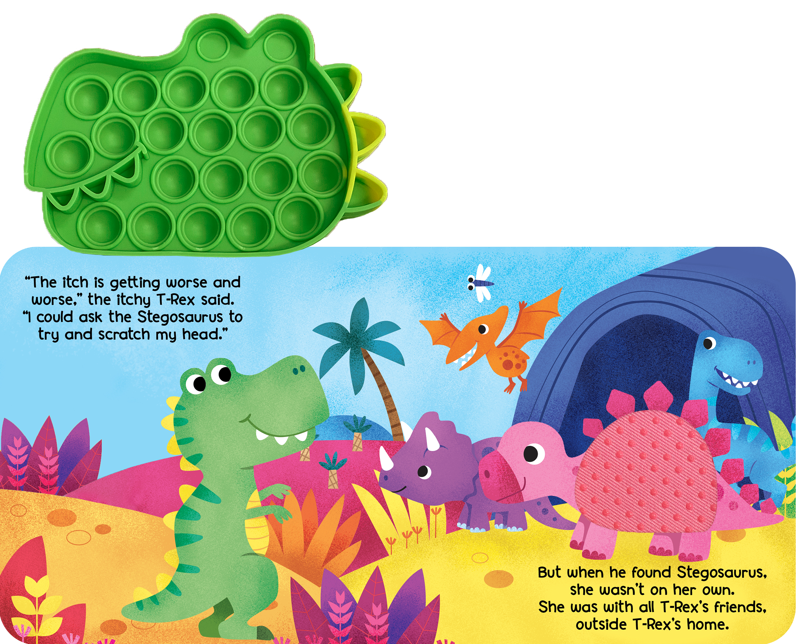 Little T-Rex - Your Sensory Fidget Friend Board Book