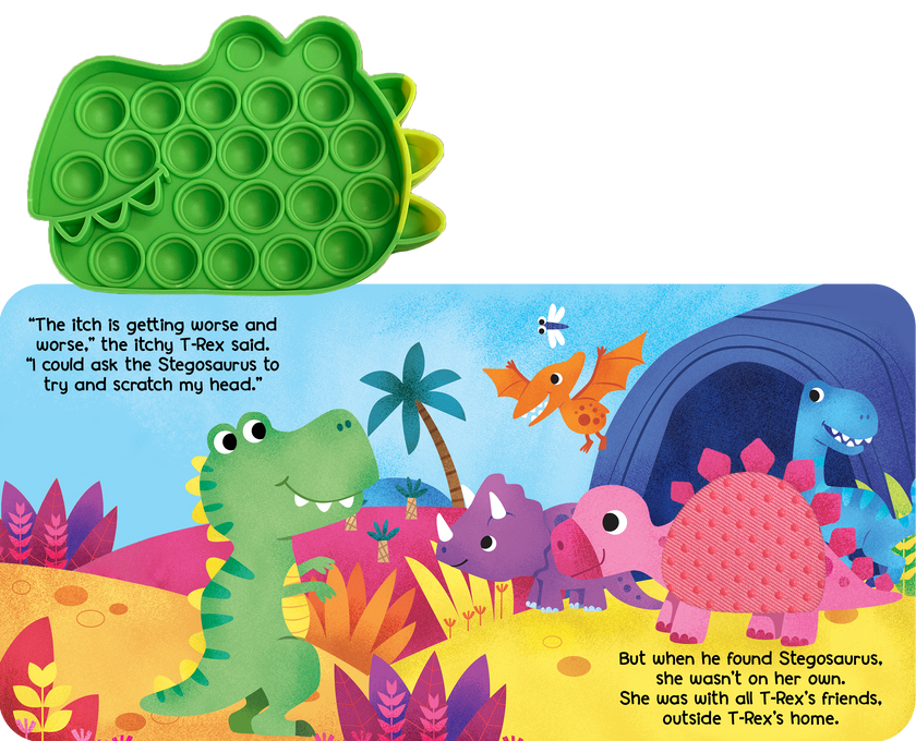 Little T-Rex - Your Sensory Fidget Friend Board Book