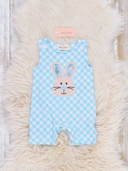 Bunny Square Play Embroidered Johnny