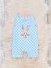 Bunny Square Play Embroidered Johnny