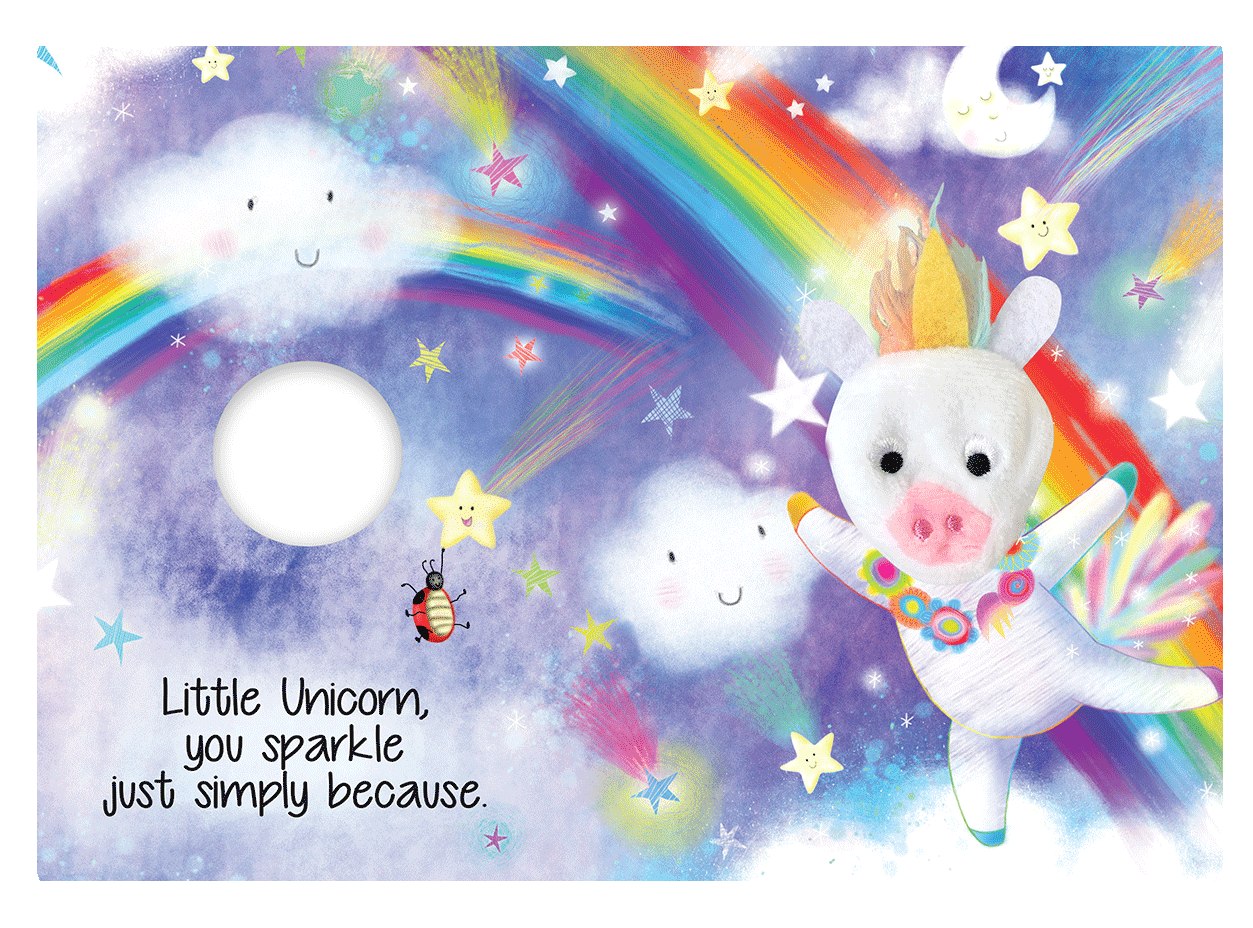 Little Unicorn Finger Puppet Book