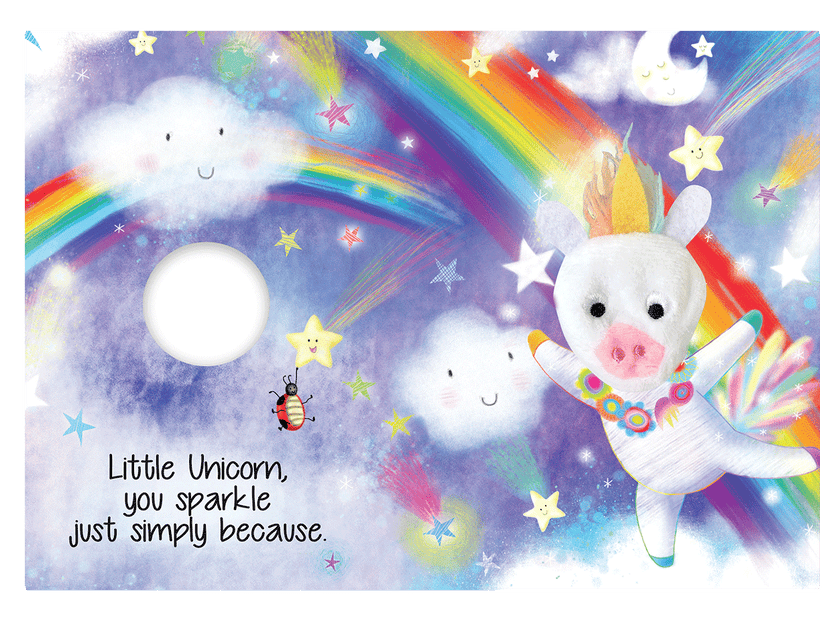 Little Unicorn Finger Puppet Book