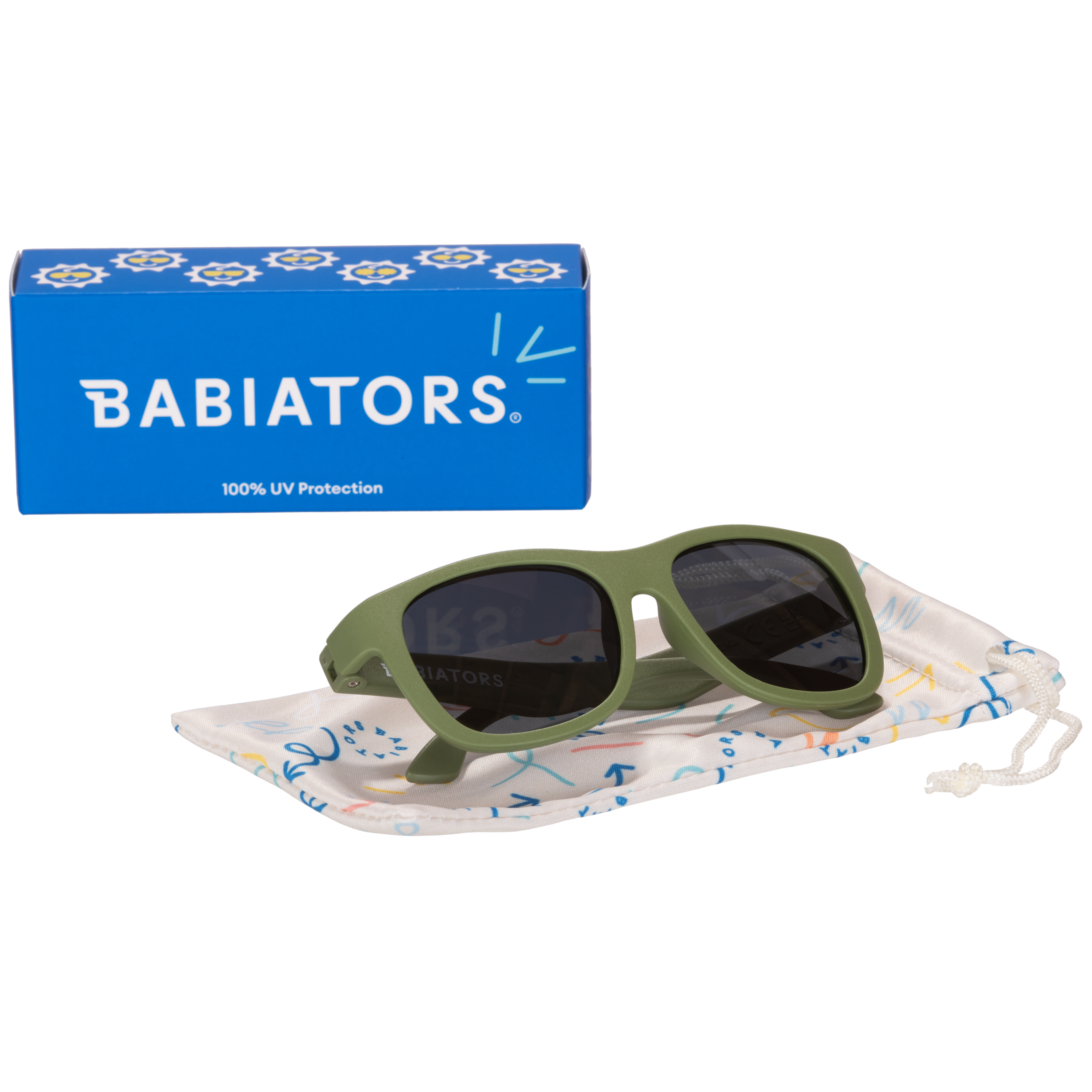 Wild Moss Navigator Sunglasses with Amber Lenses