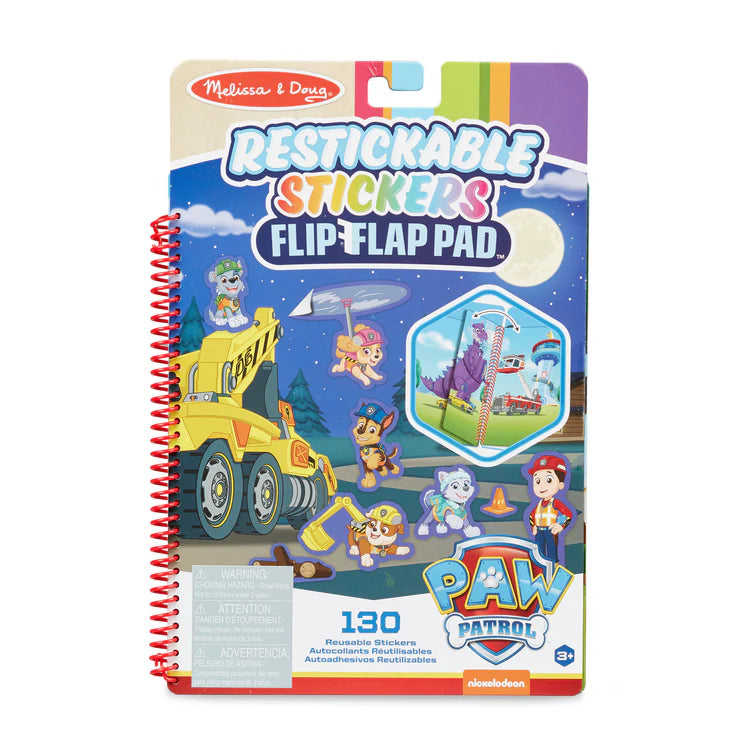 PAW Patrol Restickable Stickers Flip-Flap Pad - Ultimate Rescue
