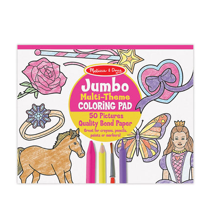 Jumbo Coloring Pad - Pink