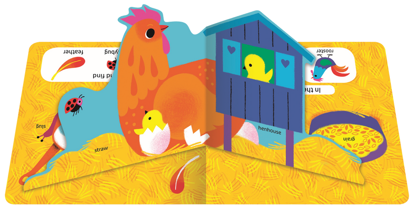 Pop Pop Pop. On the Farm Board Book