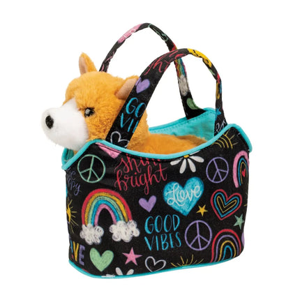 Purse Corgi Good Vibes Sak Plush Stuffy Stuffed Animal