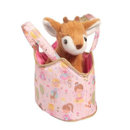 Purse Fawn Fairy Friends Sassy Sak Plush Stuffy Stuffed Animal