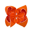 Extra Fun Solid Moonstitch Hair Bows (6in)