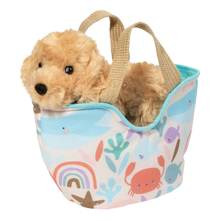 Purse Golden Retriever Under The Sea Sak Plush Stuffy Stuffed Animal