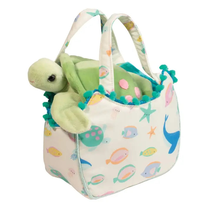 Purse Turtle Ocean Friends Sak Plush Stuffy Stuffed Animal