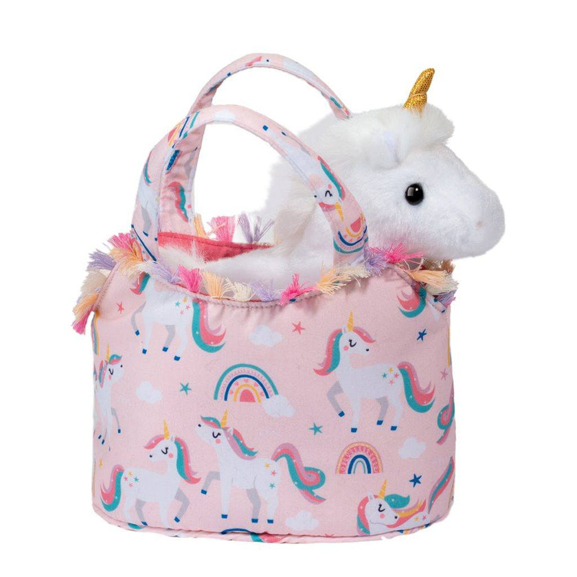 Purse Unicorn Sassy Sak Plush Stuffy Stuffed Animal