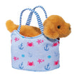 Purse Tiny Tides Retriever Plush Sak Stuffy Stuffed Animal