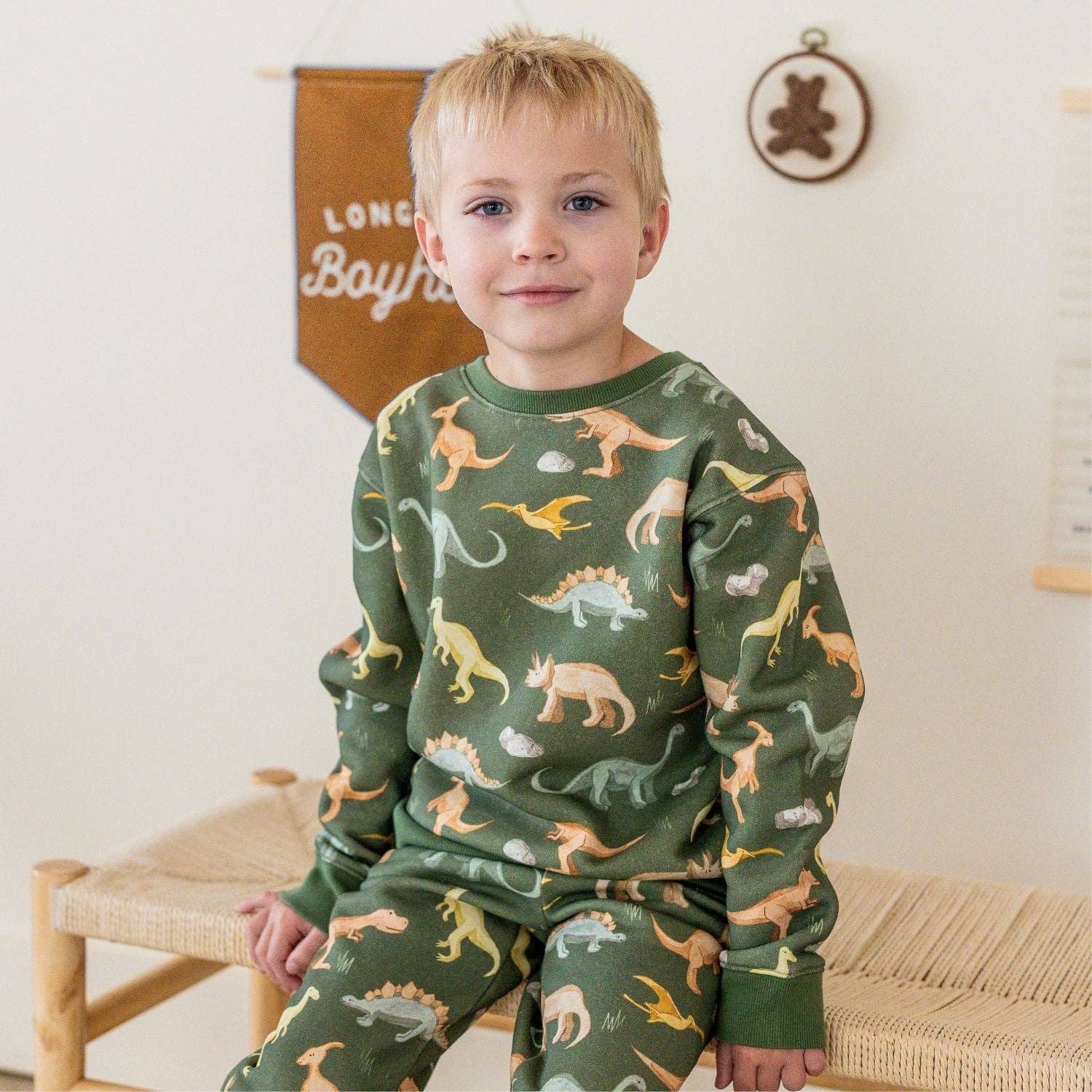 Dinosaurs Rock Sweatshirt - Boys Clothing - Fall/Winter