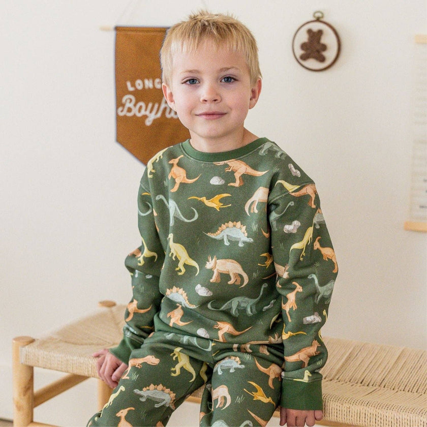 Dinosaurs Rock Sweatshirt - Boys Clothing - Fall/Winter