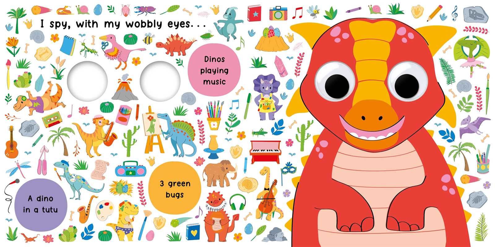 I Spy Dinosaurs Board Book