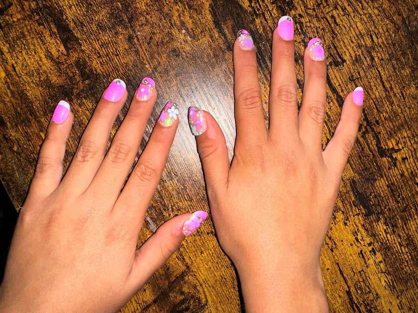 5-Days Impress Nails, Groovy Flower