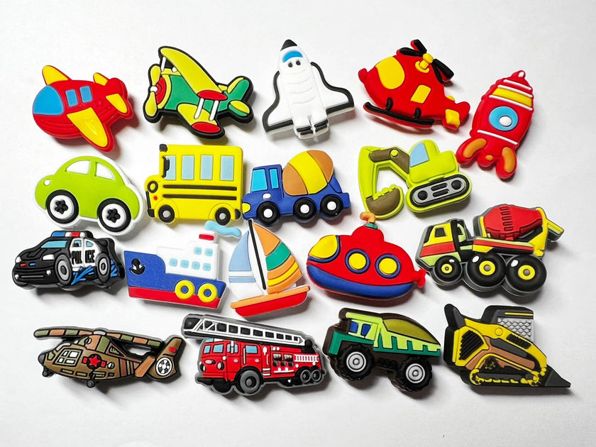 Pick your own Vehicle Transportation shoe charms