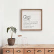Gigi Definition Sign