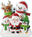 Cute Christmas Characters Personalized Ornament
