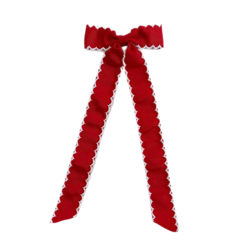Fun Longtail Solid Hair Bows