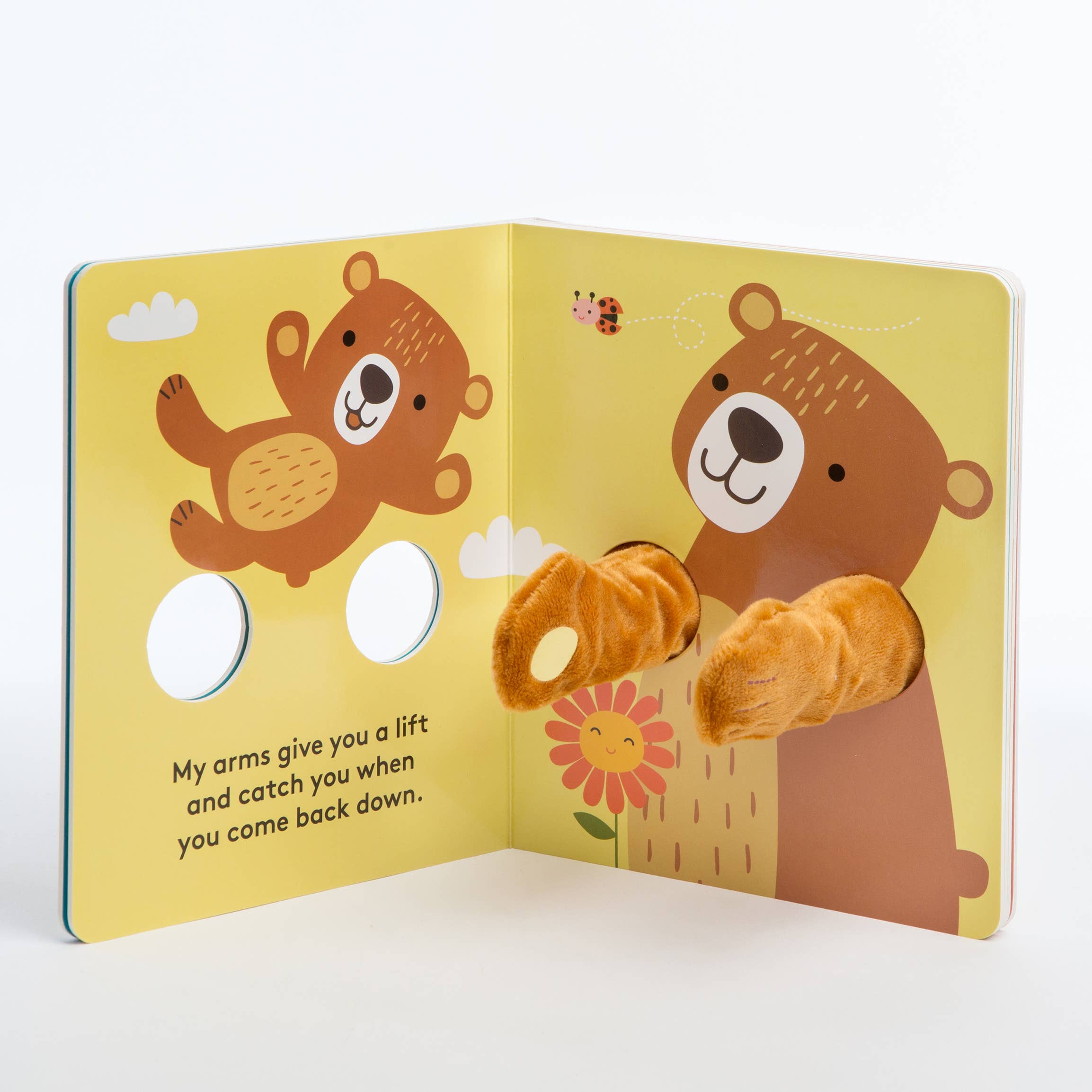 Finger Puppet Board Book- Hug Me Little Bear