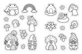 Color Your Own Stickers Book