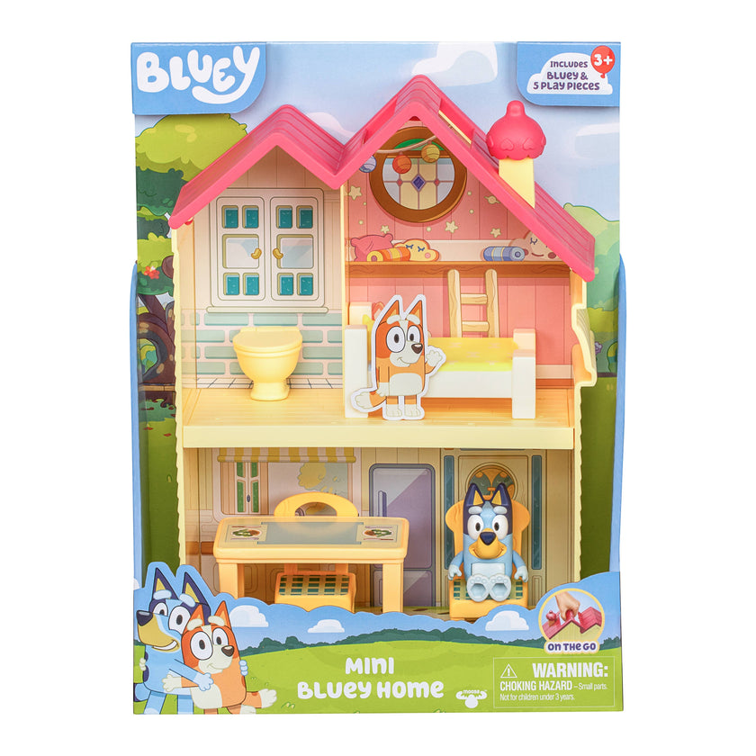Moose Toys Bluey Mini Heeler Home Playset