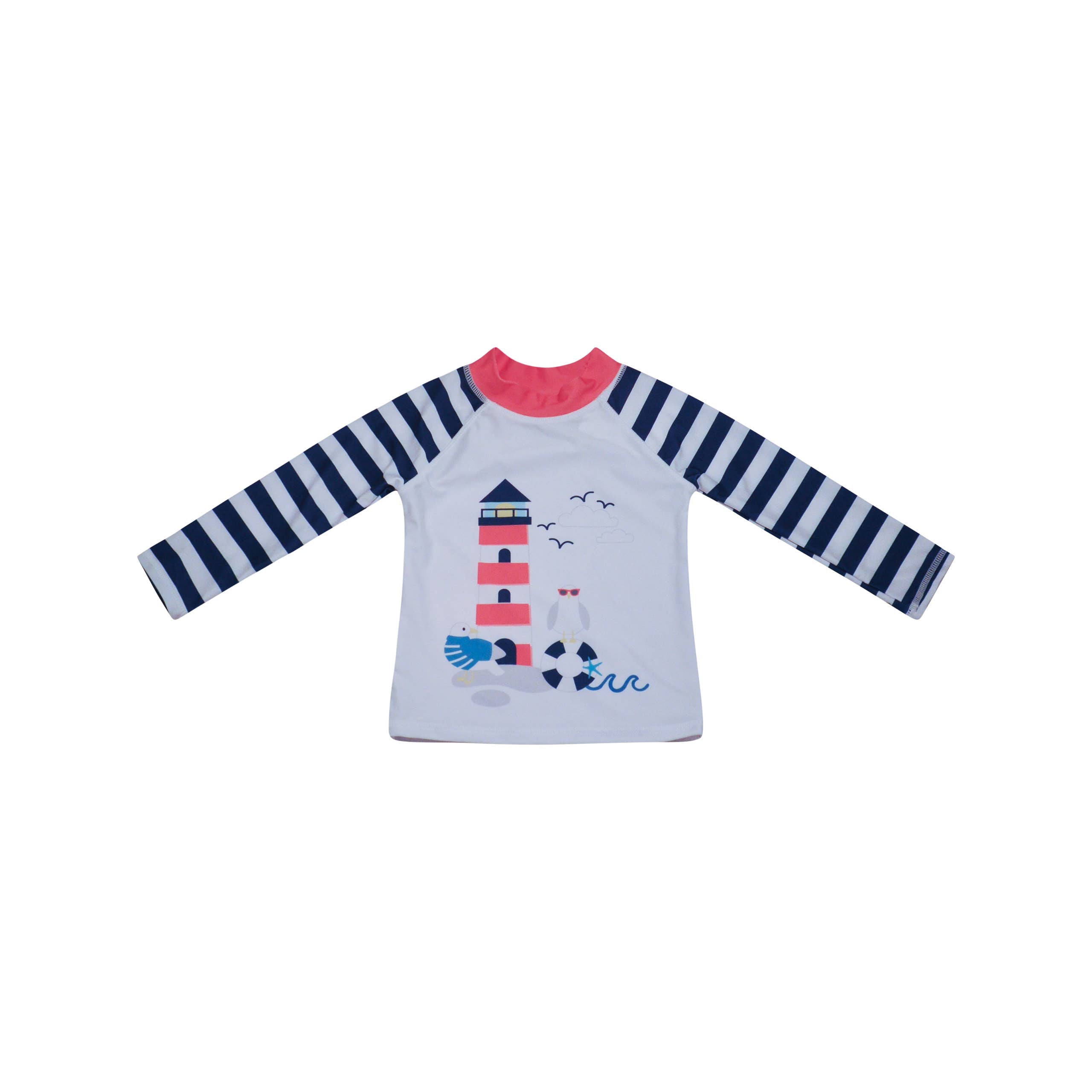 Kids UPF50+ Graphic Rash Guard Swim Top for Boys