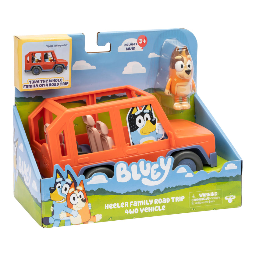 Bluey Heeler 4WD Family Vehicle Toy